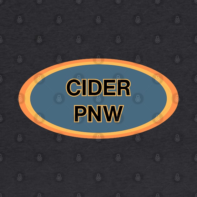 Cider Pacific Northwest! Retro Vintage Cloudy PNW Decal Style by SwagOMart